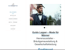 Tablet Screenshot of guido-lepper.de